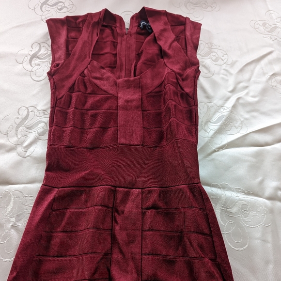 French Connection - Red Dress - Size 2 - Picture 3 of 6